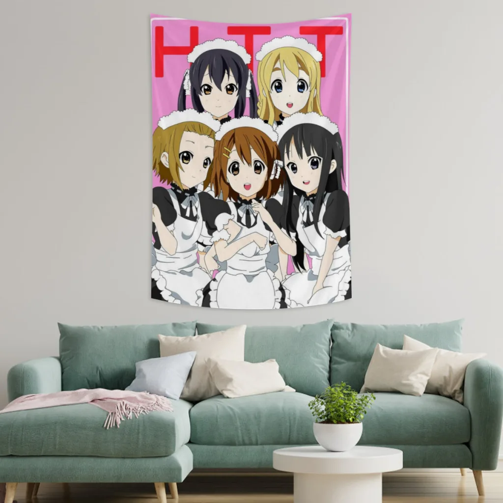 New Debut Anime Kawaii K-on! Tapestry   Room Ornaments Decoration Bedroom Wall Décor