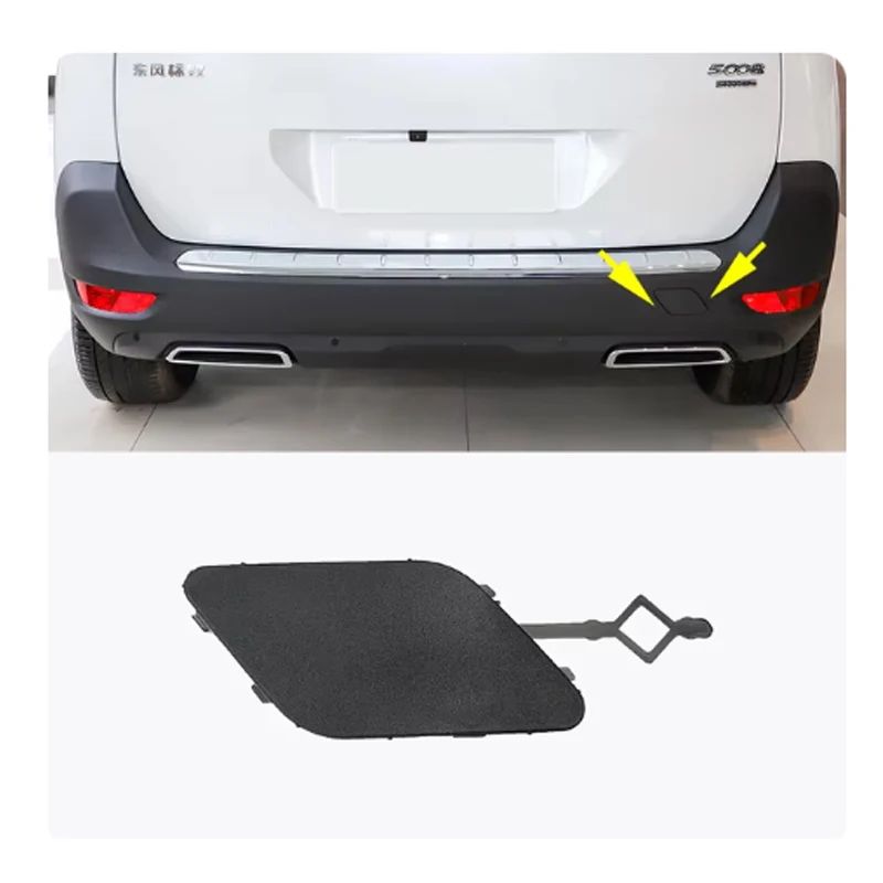 Suitable for Peugeot 4008 5008 3008 rear trailer cover  traction cover rear bumper trailer cover tow hook cover traction hook