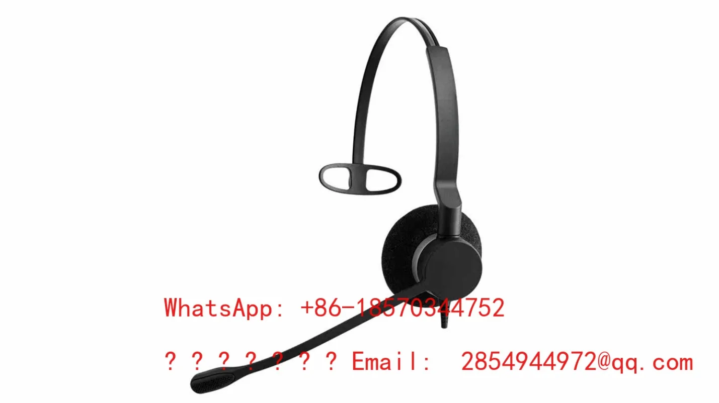 BIZ2300 Phone Headset, Hollow Leather Case, Computer Earphone, Genuine Leather Case, Sponge Case Accessories