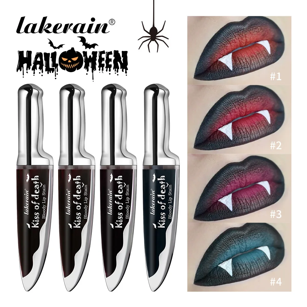 

MLSMILE Halloween Bloody Lip Stain, Knife-Shaped Tube, Long-Lasting & Spooky Look 2025 New