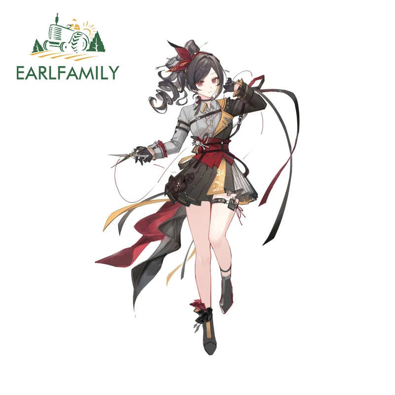 

EARLFAMILY Seele Vollerei Succubus Girls NSFW Car Sticker Cartoon Rearview Mirror Decals Waterproof Sunscreen JDM Car Gadget