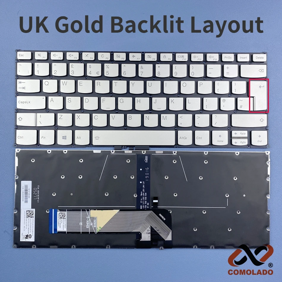 UK US Backlit Keyboard For Lenovo FLEX-14API FLEX-14IML FLEX-14IWL Flex6-14ARR 6-14-14-14-14 ARR 6-14-14 14IKB Series