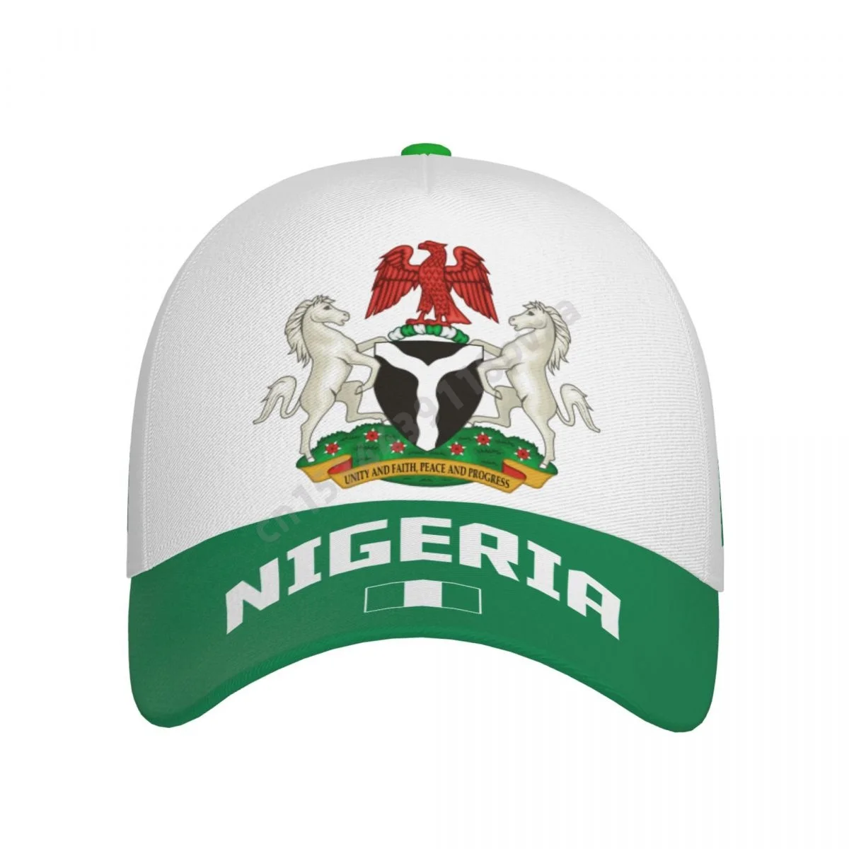 Unisex Nigeria Flag Nigerian Adult Baseball Cap Patriotic Hat for Baseball Soccer Fans Men Women