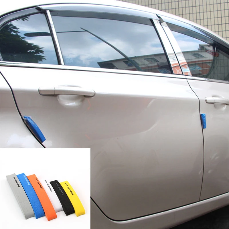 

4Pcs Auto Door Edge Protection Car Decoration Car Door Protector Guard Strip Scratch Protector Car Rubber Bumper Stickers