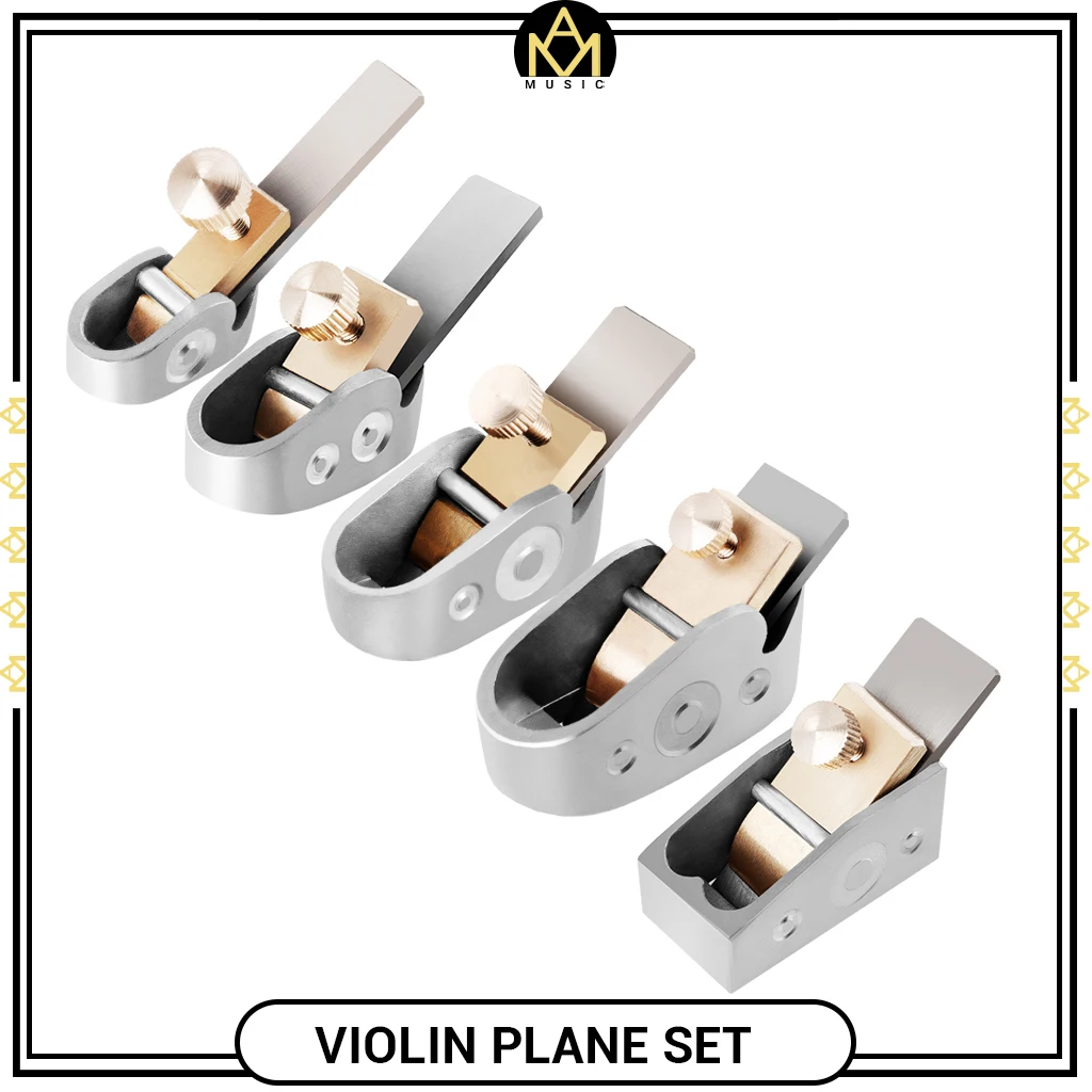 5PCS Handmade Metal Brass Luthier Tool For Viola Plane   Violin Maker Copper plane with ear