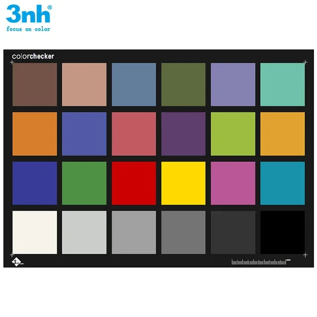 2026 Sineimage ColorChecker Color Rendition Test Chart With 24 Color Code
