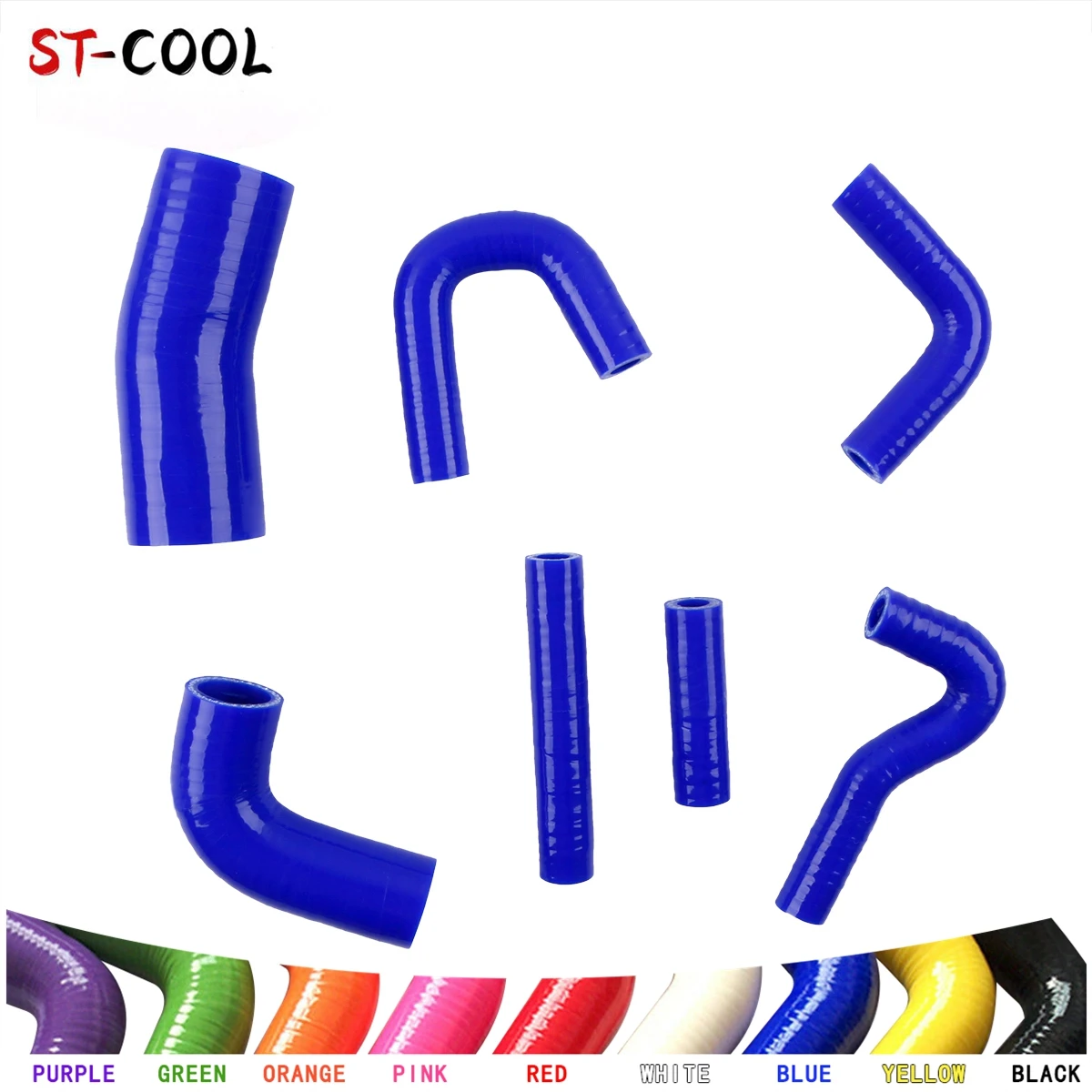 FOR 1999-2004 Nissan Frontier Xterra 3.3L Silicone Coolant Throttle Body Hoses 2000 2001 2002 2003 Tubes Kit 7Pcs 11 Colors