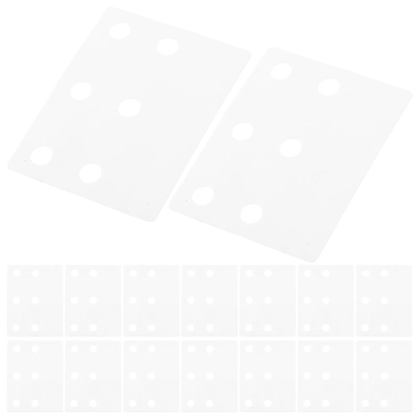 50Pcs Hole Reinforcement Stickers White Round Universal Loose-Leaf Extension Tabs Self Adhesive Paper Hole Labels for Binders