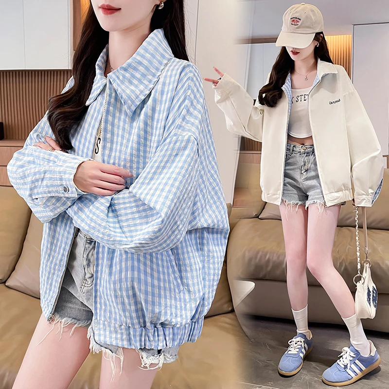 

Двусторонняя демисезонная легкая куртка для девочек 2 лет, школьниц 3-5 классов и подростков