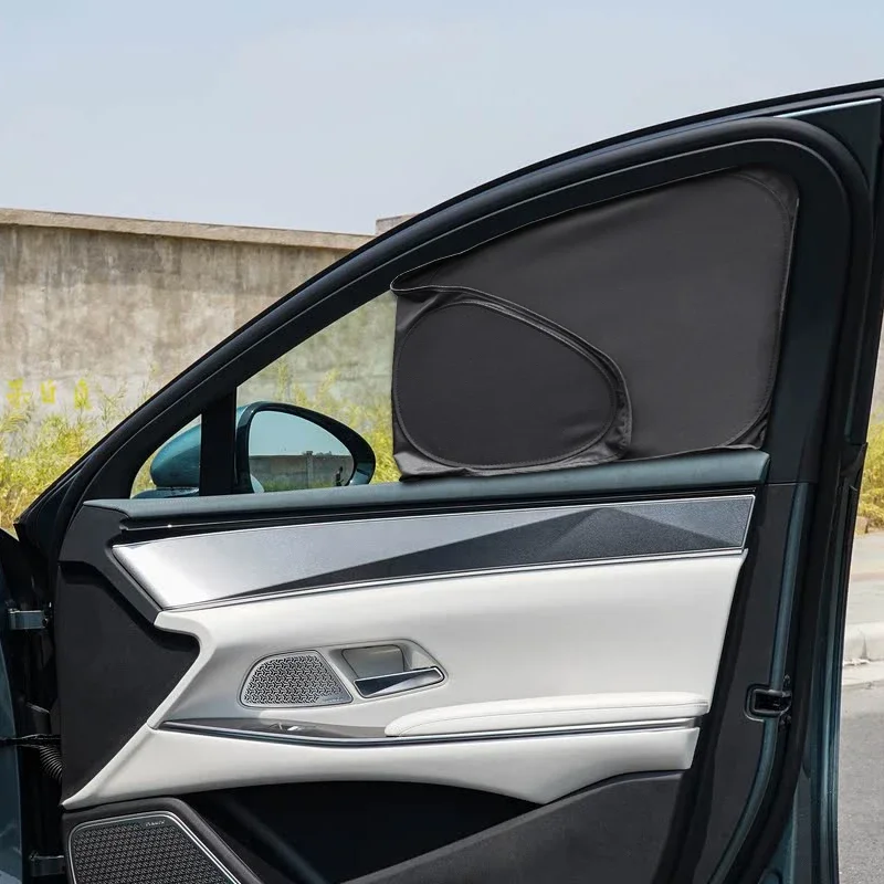 

For BYD HAN L EV 2025-2026 Car Black Windows Privacy Sunshade Auto Anti-UV Heat Insulation Protect Cover Interior Accessory