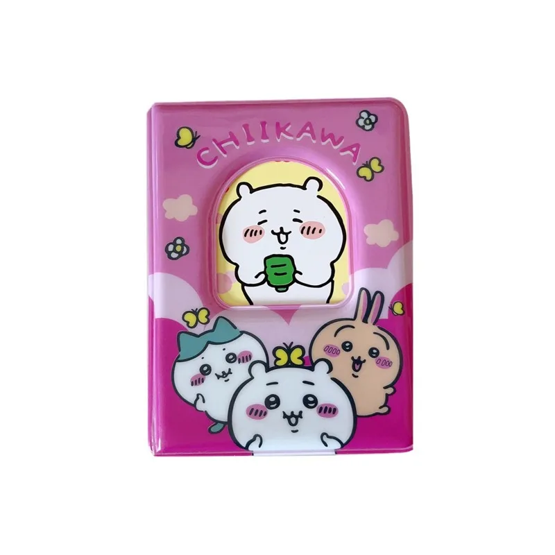 لطيف الكرتون 3 بوصة بولارويد ألبوم صور تشيكاوا تشيكاوا تخزين كتاب قصر واحد شبكة بطاقة كتاب صور صغيرة بطاقة تخزين كتاب