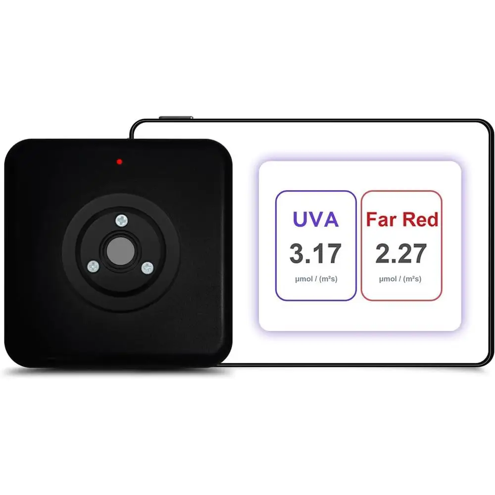 Photon Flux Meter UVA and Far Red Light Measurement