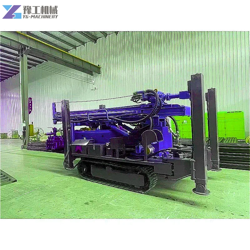 Best Water Well Drilling Rig China Deep Water Borehole Drilling Machine 35HP Diesel Hydraulic Water Well Drill Rig for Dominican