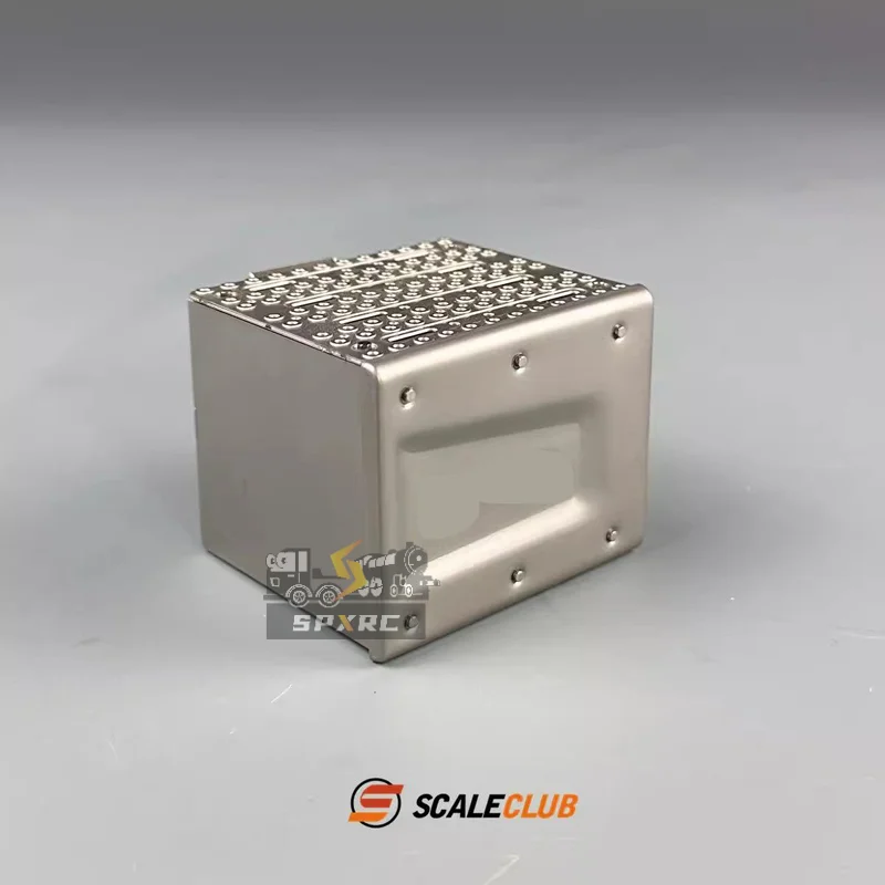 SCALECLUB 1/14 For MAN Truck For Euro6 Exhaust Box RC Truck Tipper Metal Exhaust Box  Tractor Truck