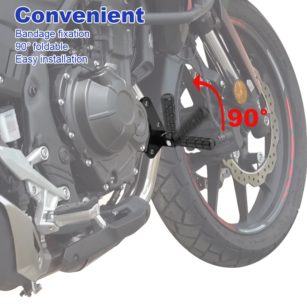 Motorcycle Rider Foot Pegs Footrest Kit Highway Peg Mounts Fit For CB500X / ABS SCL500 CB400x NX500X CB500 Hornet