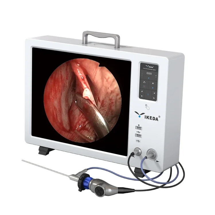 IKEDA endoscope   Full HD 19 inch portable medical endoscope  system for ENT/hysteroscope/laparoscopic/arthroscopy