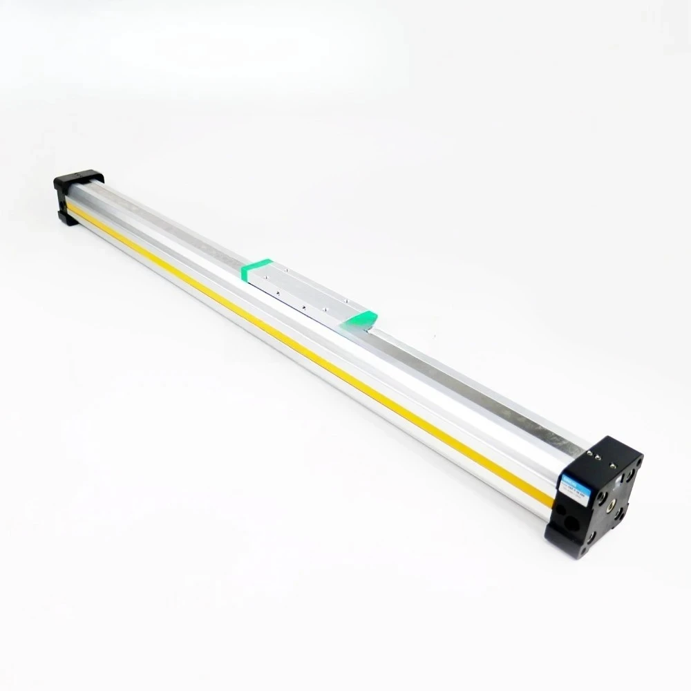Machinery P16 P25 P32 OSP Rodless Long Stroke  Pneumatic Cylinder Magnetic Coupling Mechanical Guide