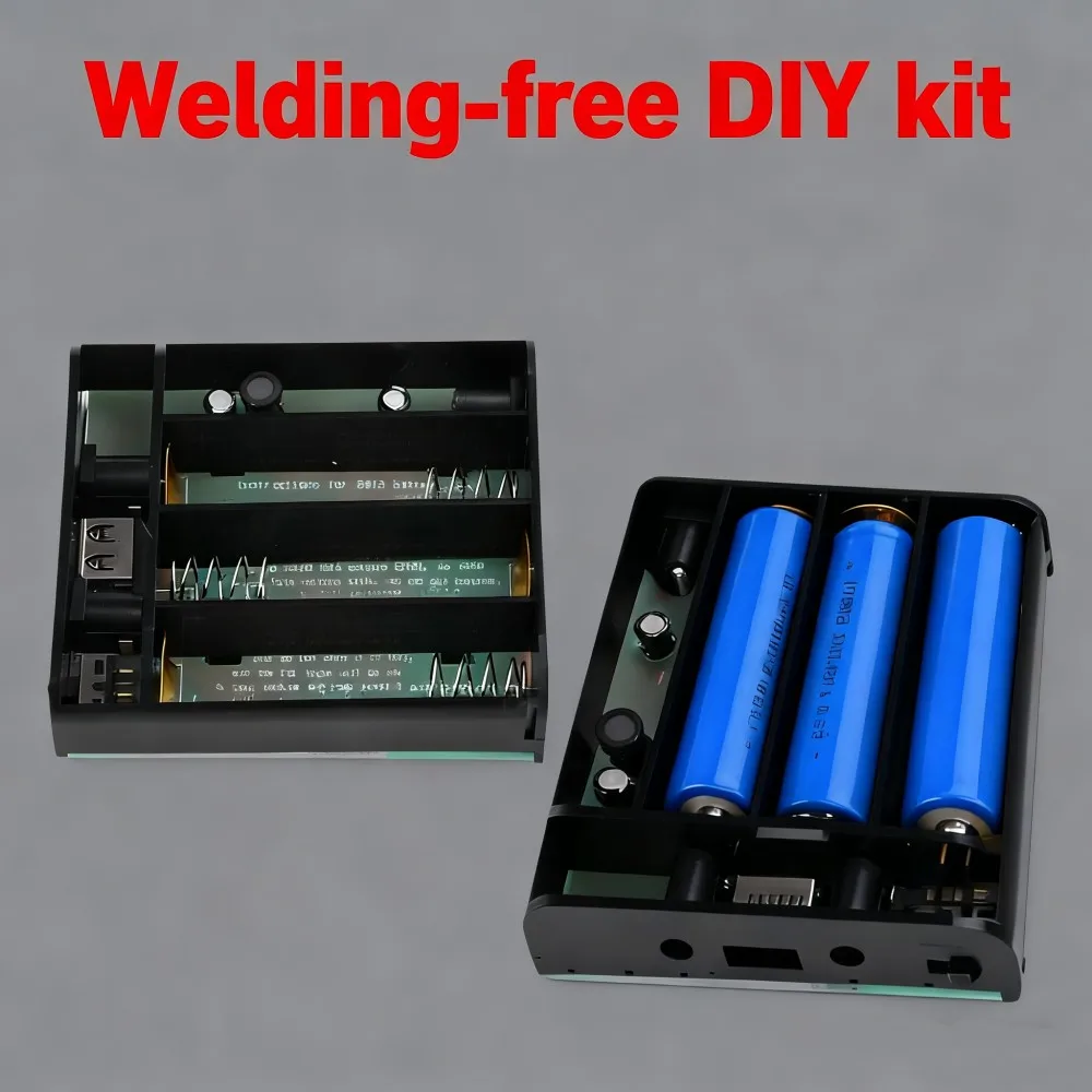 18650 Battery Uninterrupted Power Supply DIY Power Bank Box for House Router Cellphone Tablet Modem DC UPS 5V 9V 12V Output