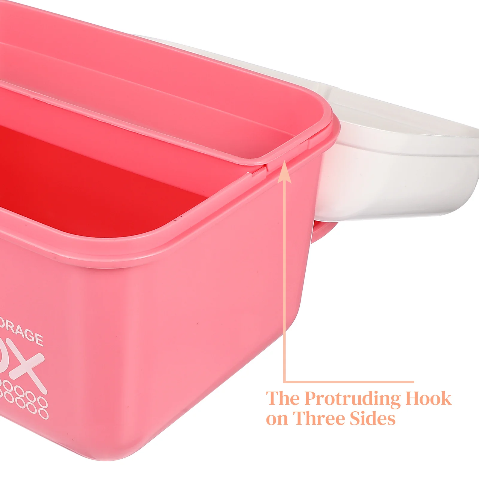 

Multi-Function Medicine Box Double Layer Portable Pink 21x16.5x15cm First-Aid Case Medicine Storage Organizer Home Container