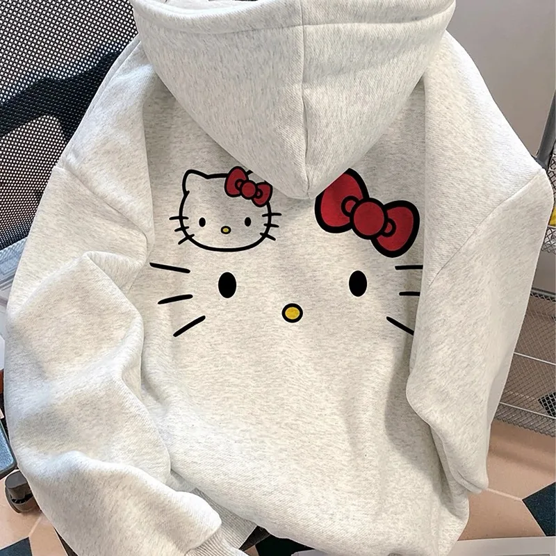 سترة ديزني النسائية سانريو الأمريكية الرجعية للخريف والشتاء، مناسبة لكل من الرجال والنساء، ملابس الشارع غير الرسمية #1