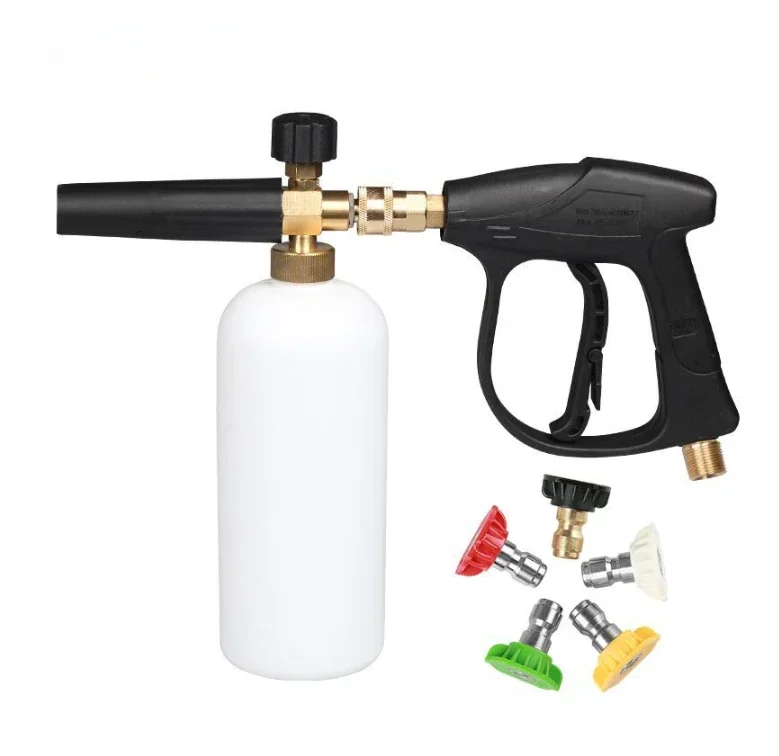 Hot sell 3000 PSI High Pressure Washer Gun Foam Gun Car Wash Spraying Quick Release Snow Foam Lance Adjustable Foam Cannon