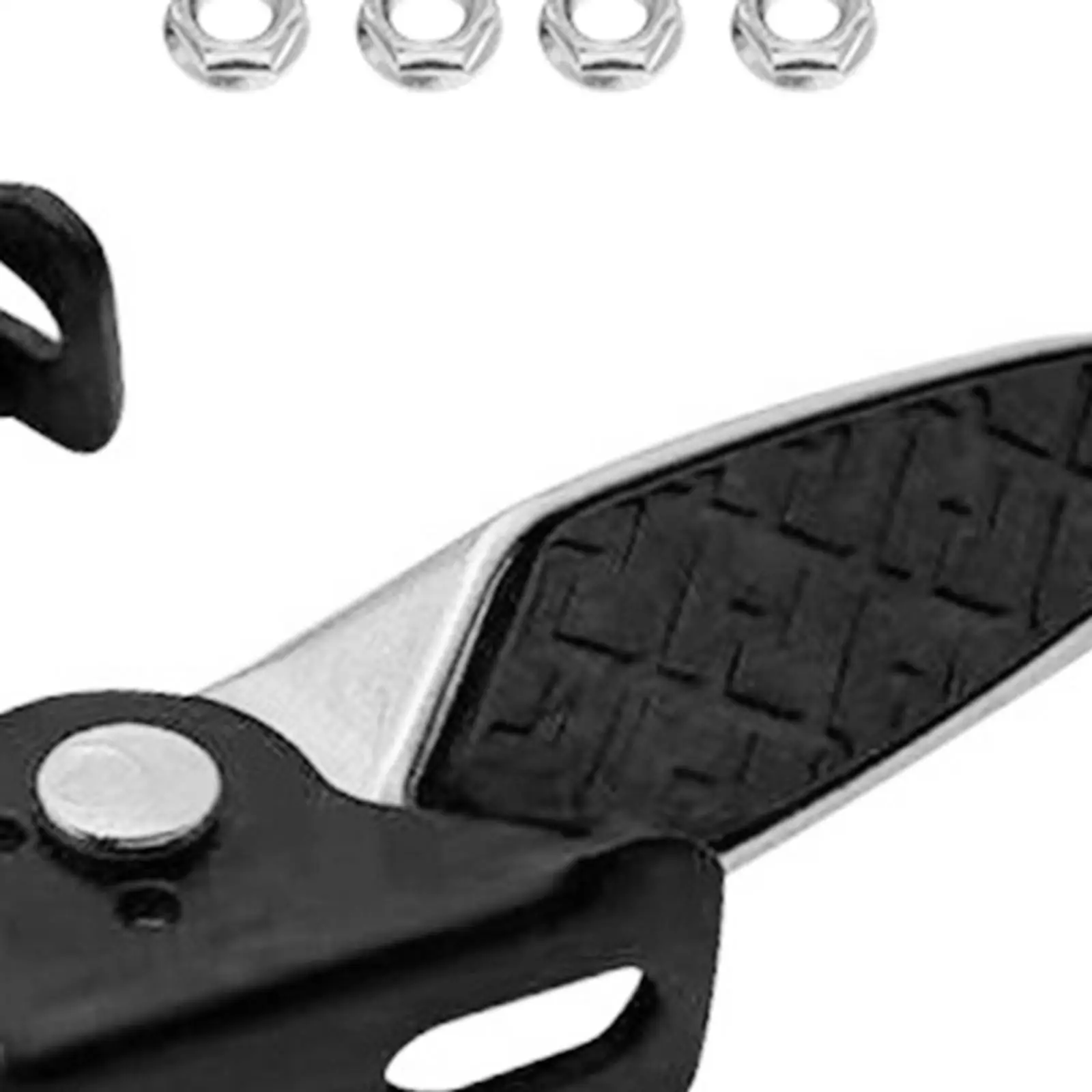 دواسات خلفية للدراجة الكهربائية قابلة للطي وخفيفة الوزن وأجزاء إصلاح سهلة التركيب ومساند قدم بديلة متعددة الأغراض #5