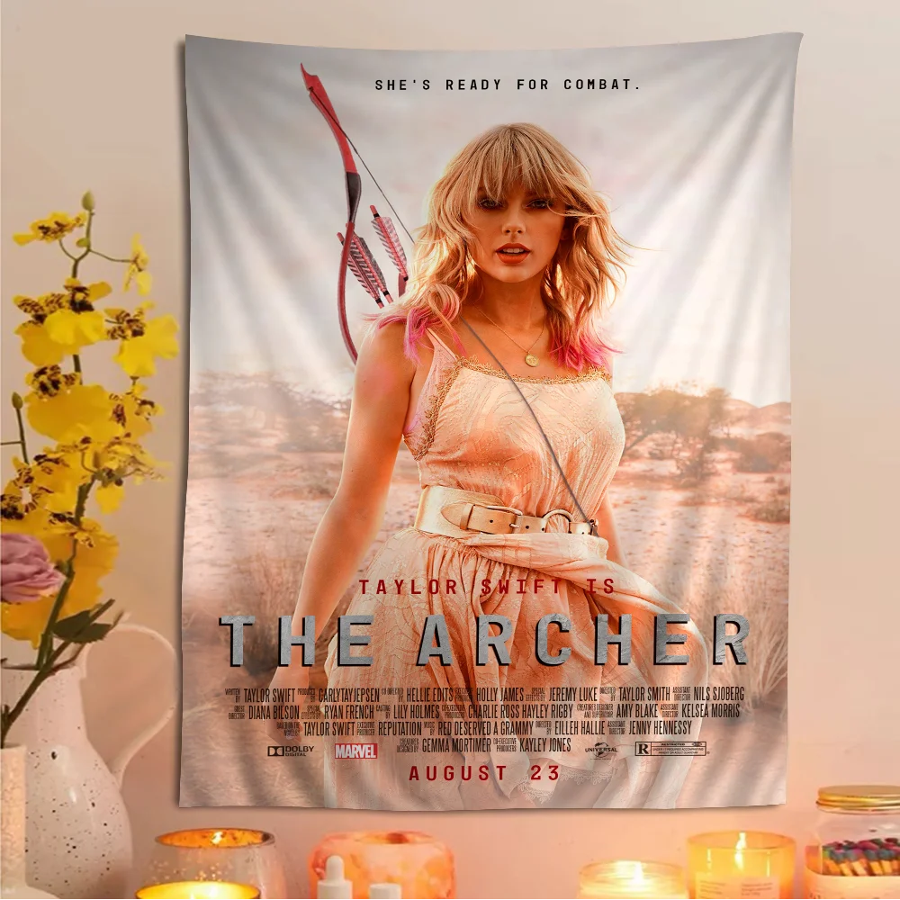 T-Taylor S-Swift T-The E-Eras T-Tour Movie Film  Hippie Wall Hanging Tapestries for Living Room Home Dorm Decor Art Home Decor