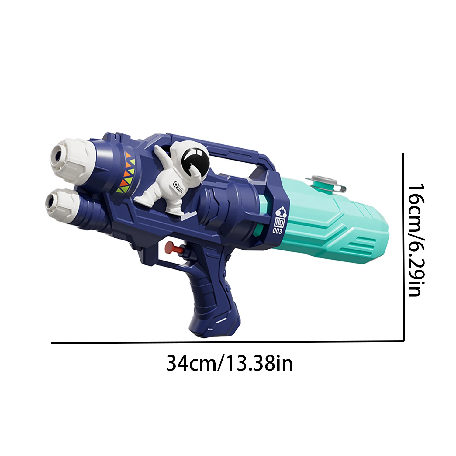 New astronaut water gun toy, large water gun, children\'s outdoor water play, multiplayer beach swimming pool