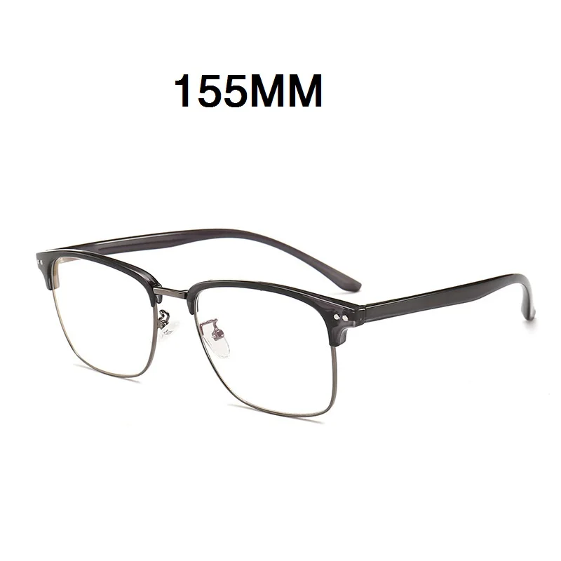 

Cubojue 155mm Oversized Reading Glasses Men Eyebrow Eyeglasses Frames Male Women Anti Reflection Wide Spectacles Semi Rimless