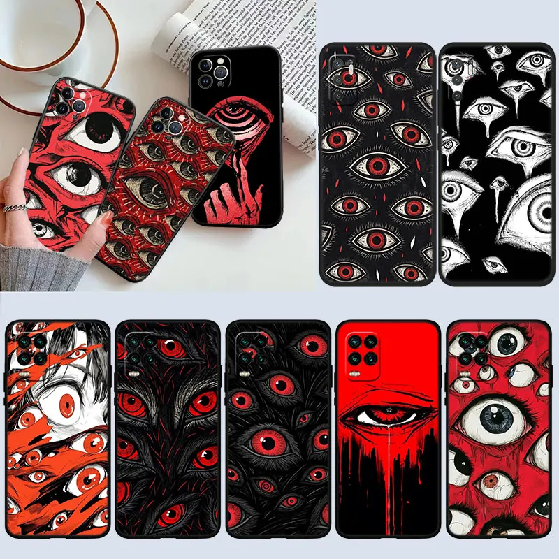 IF25 Чехол для телефона Spooky Scary Face Eyes для Huawei Mate 20 P Smart+ P20 P30 Lite Pro Y5p Y6p Y6s Y7a Y8p Y8S Y9 Prime Y9S