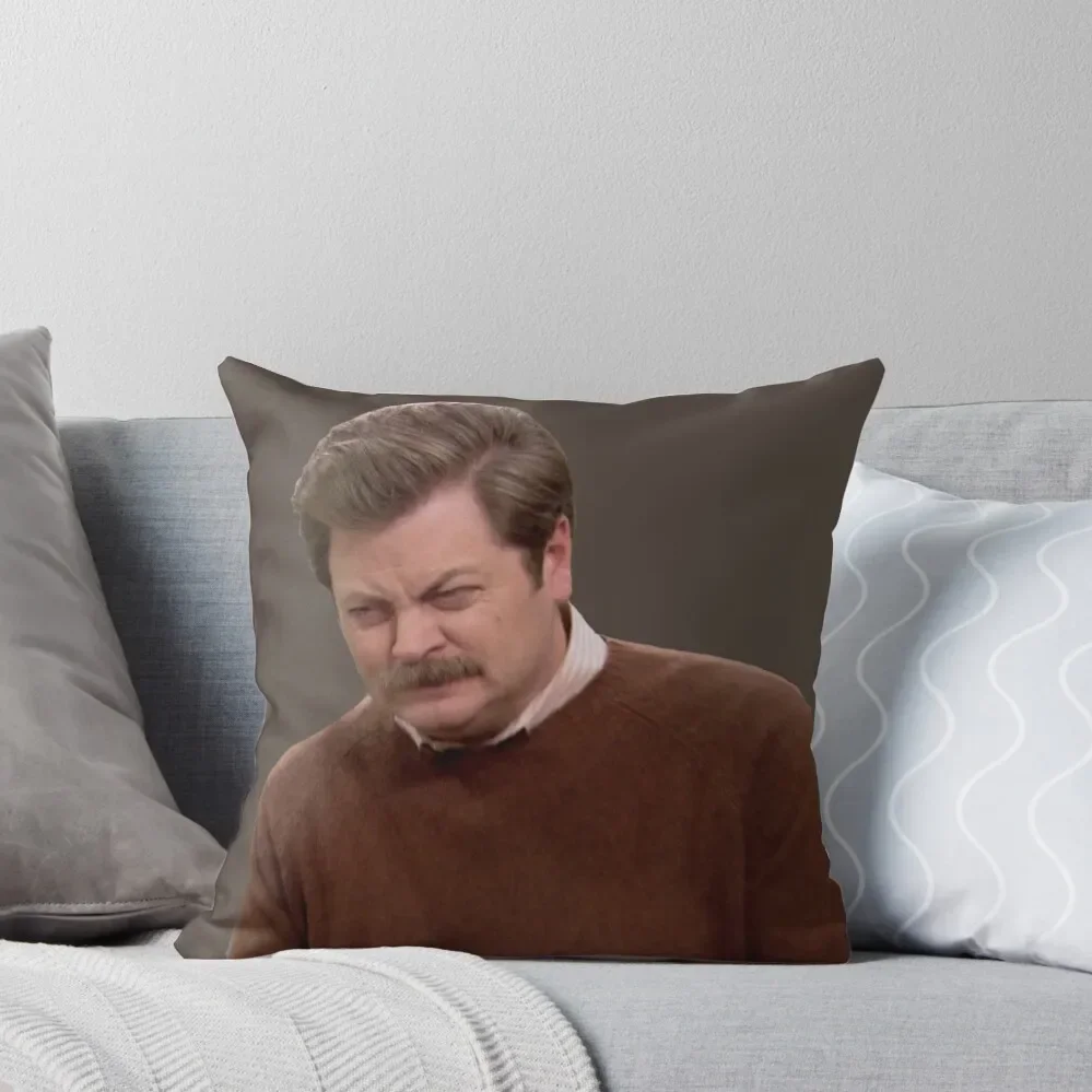 Ron Swanson Throw Pillow Cushion Cover For Sofa bed pillows autumn decoration Pillowcases Bed Cushions pillow