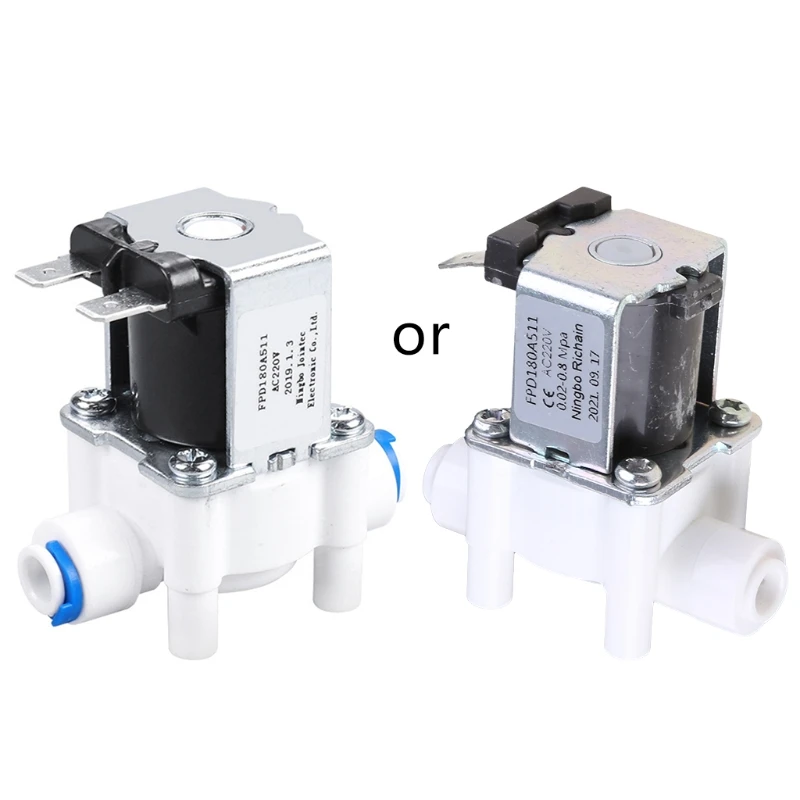 

652F 1/4" Inlet Normally Closed Water Solenoid for Valve Plastic Electric Solenoid Valves for RO Reverse Osmosis Pure System