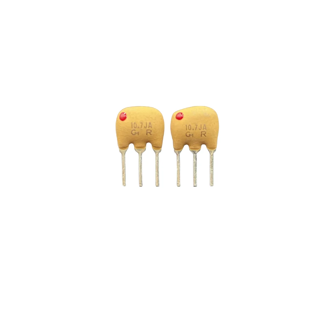 50PCS/  ceramic filter SFELF10M7JAA0-B0 SFE10.7MJA-A 10.7M straight plug three feet