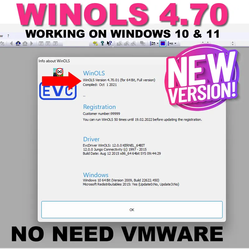 

2022 Winols 4.7 Last Version. Working on Windows 10, 11 Native Version Direct install