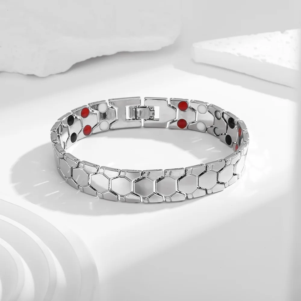 Charm Bracelet Health Energy Bangle Arthritis Twisted Magnetic Exquisite Bracelet Male Gift Power Therapy Magnets Men Bracelet