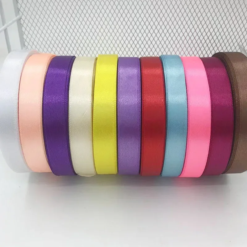 (22meters/roll)  (12mm) Single Sided Ribbon Christmas Halloween Party Decoration Gift Packing Handmade DIY Clothing Accessories