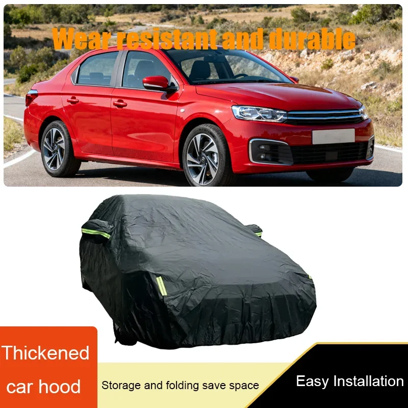 

Suitable for Citroen c-elysee 2012-2021 outdoor UV protection, shading, rain, snow, ice, dust cover, thick car cover
