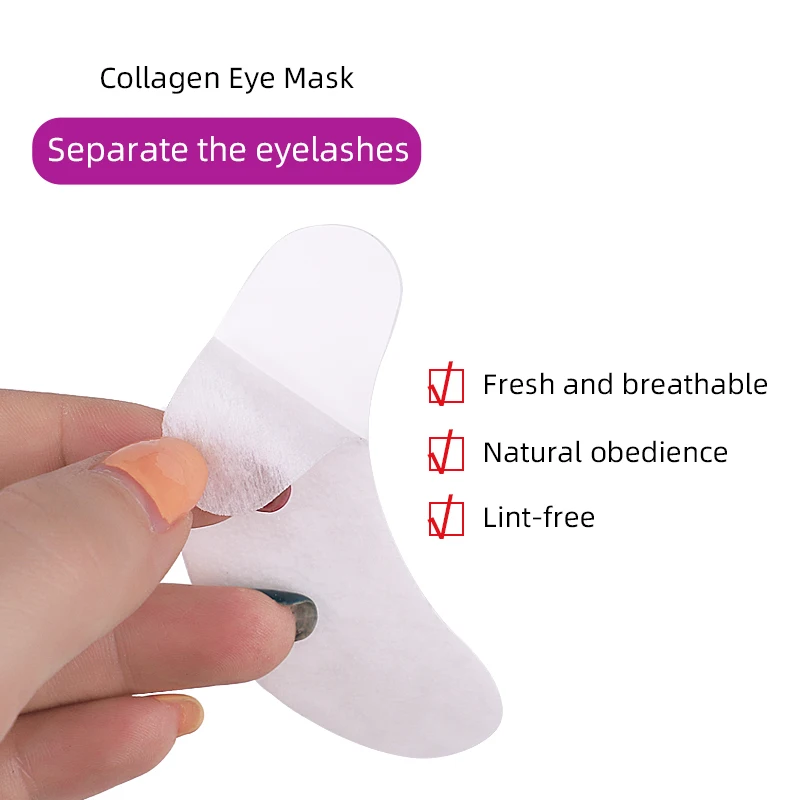 LOTTIEYA Hydrogel Eyelash Isolation Moisturizing Eyelash Grafting Eye Mask Patch Women Beauty Makeup Skincare