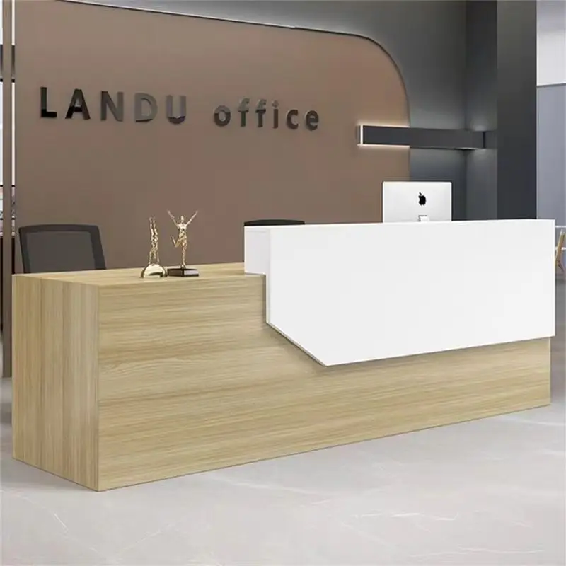 

#Modern Design Company Hotel Beauty Salon Gym School Shopping Mall Wooden Commercial Place Service Reception