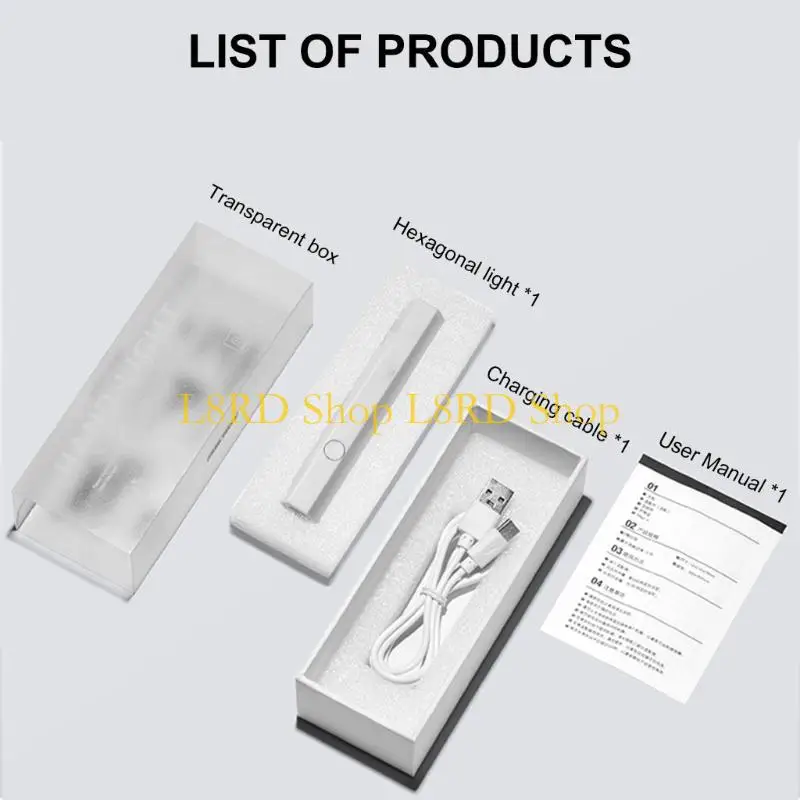 L8RD Handheld UV Lamp for Gel Nails,LED Lamp Dryer,Mini Light