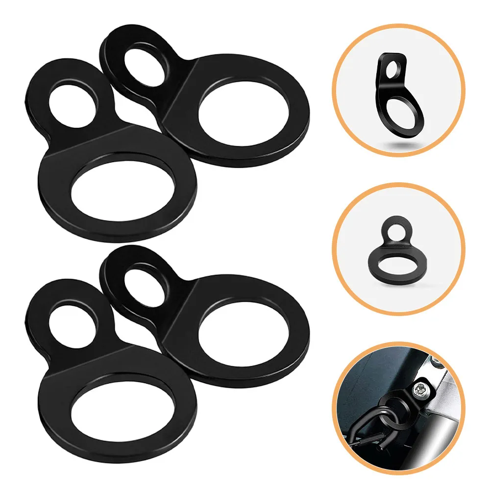 

10Pcs Multi-Purpose Tie Down Anchor Hooks Heavy Duty Truck Trailer Rv Cargo Strapping Securing Rings for Vehicles Bicycles