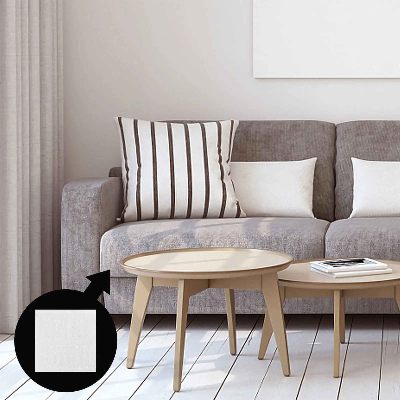 

40Pcs Sofa Sticker Anti-Skid Cushion Fixer Carpet Marker Decals for Living Room Bedroom Office Sofa Sticker