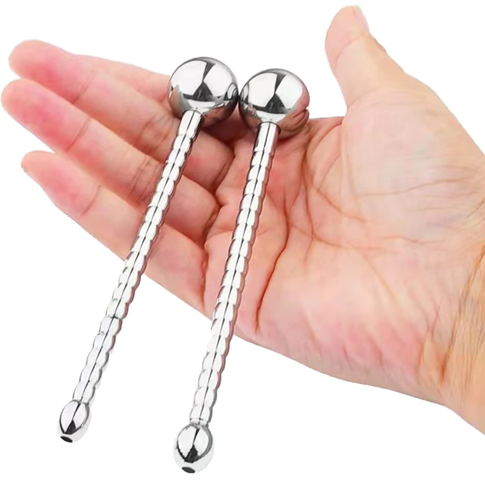 Stainless Steel Hollow Urethral Stimulator Plug Penis Plug Urethra Stimulate Dilator Male Masturbator Erotic Sex Toys for Men