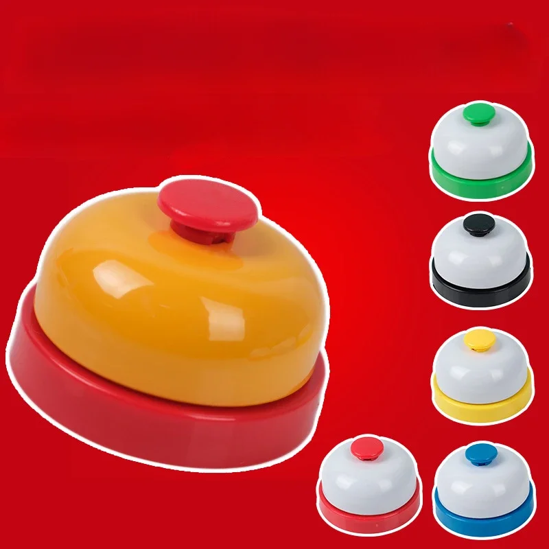 Desk Bell Sets Board Game Rush To Answer Interactive Thinking Training Toys with Answering Bell Christmas Hand Pressing Bell