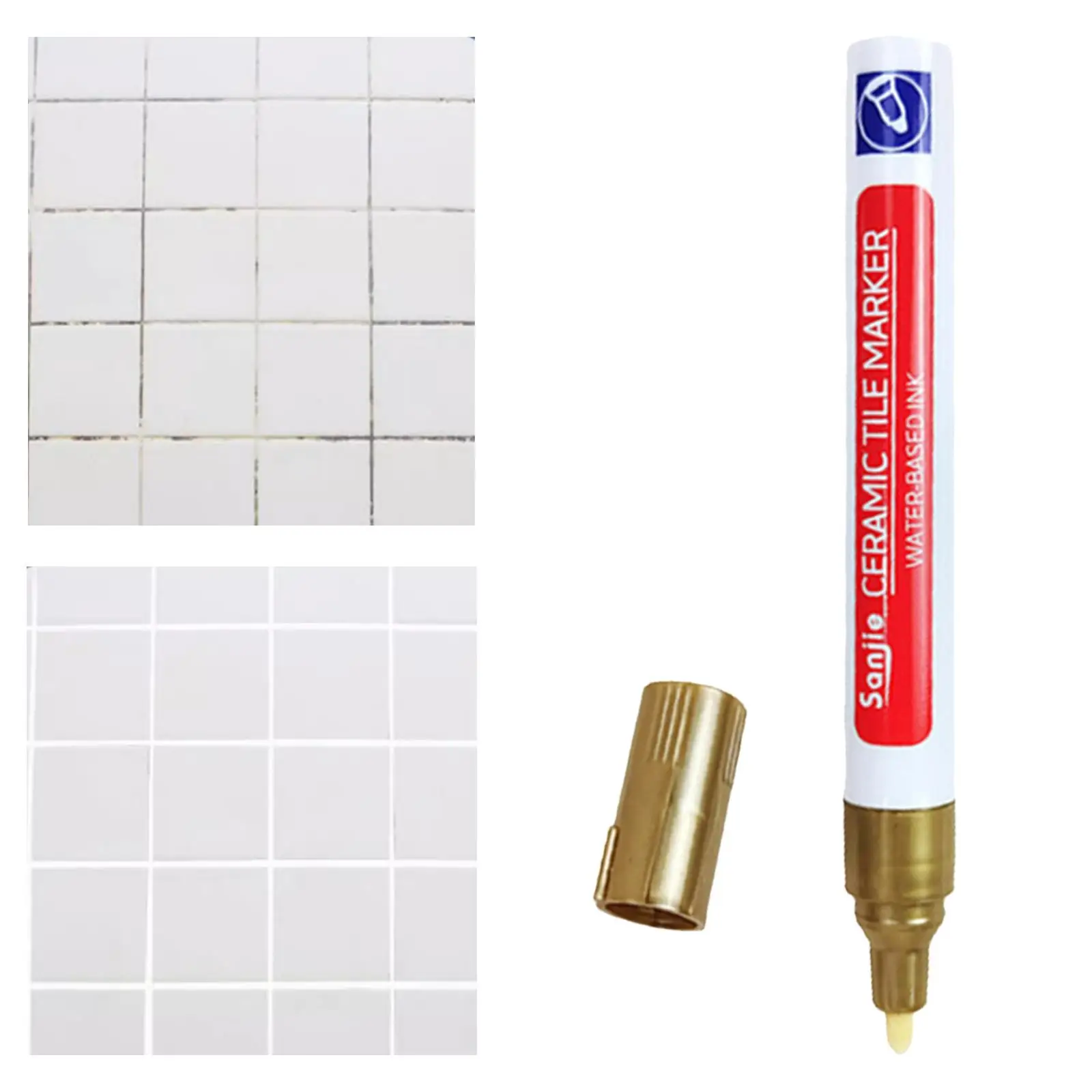 Tile Paint Marker Grout Markers Seam Repair Tools for Garden Patio Toilet