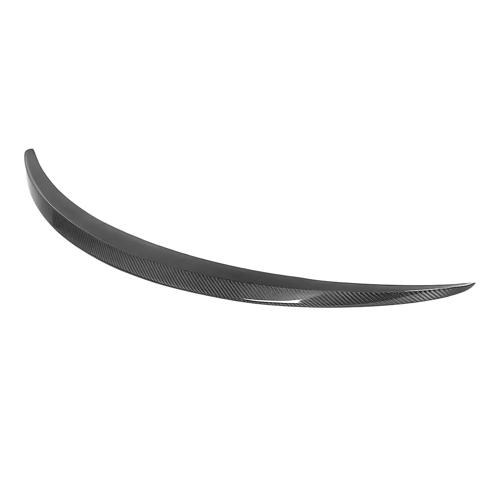 Dry Carbon Fiber Rear Trunk Spoiler Wing Lip Bootlid For 15-21 Mercedes Benz W205 C205 C Class Sedan Coupe C63 M Style Decktail