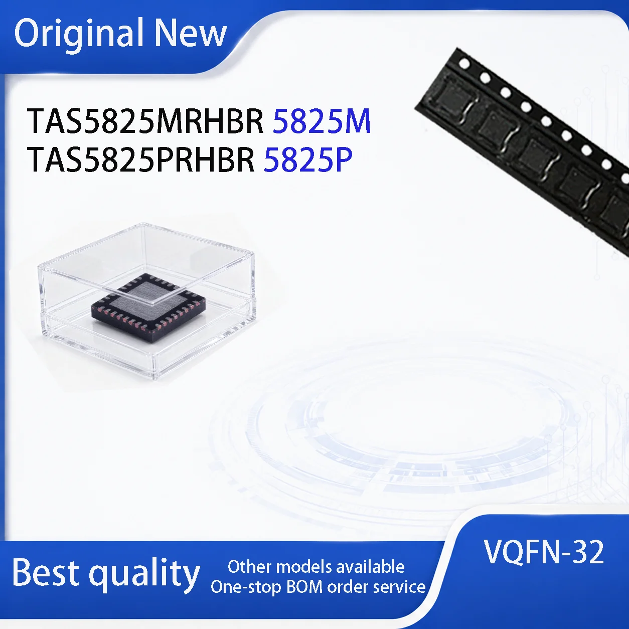 (2-5-50 PCS)NEW TAS5825MRHBR TAS5825PRHBR TAS5825M 5825M 5825MB0 TAS5825P 5825P QFN ic chip