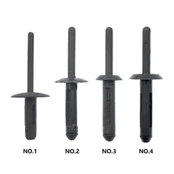 Carro Roda Arco Plástico Expansão Cego Rebites Bumper Clip, Universal Auto Fixadores, Retainer Push Pin para BMW Ford Chrysler, 50Pcs