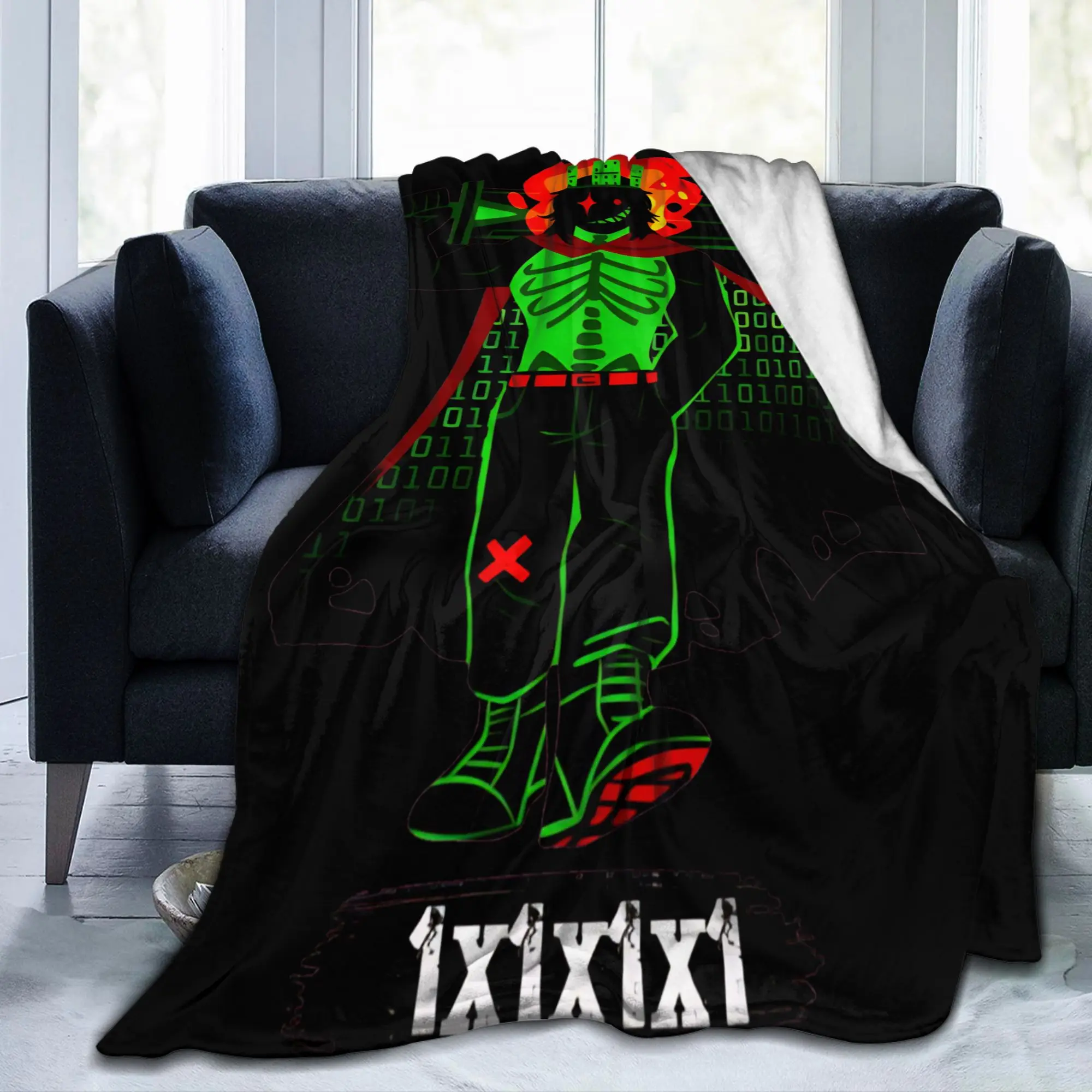 1x1x1x1 Forsaken Blanket Quality Soft Warm  Throw Blanket Spring Camping Couch Chair Graphic Bedspread