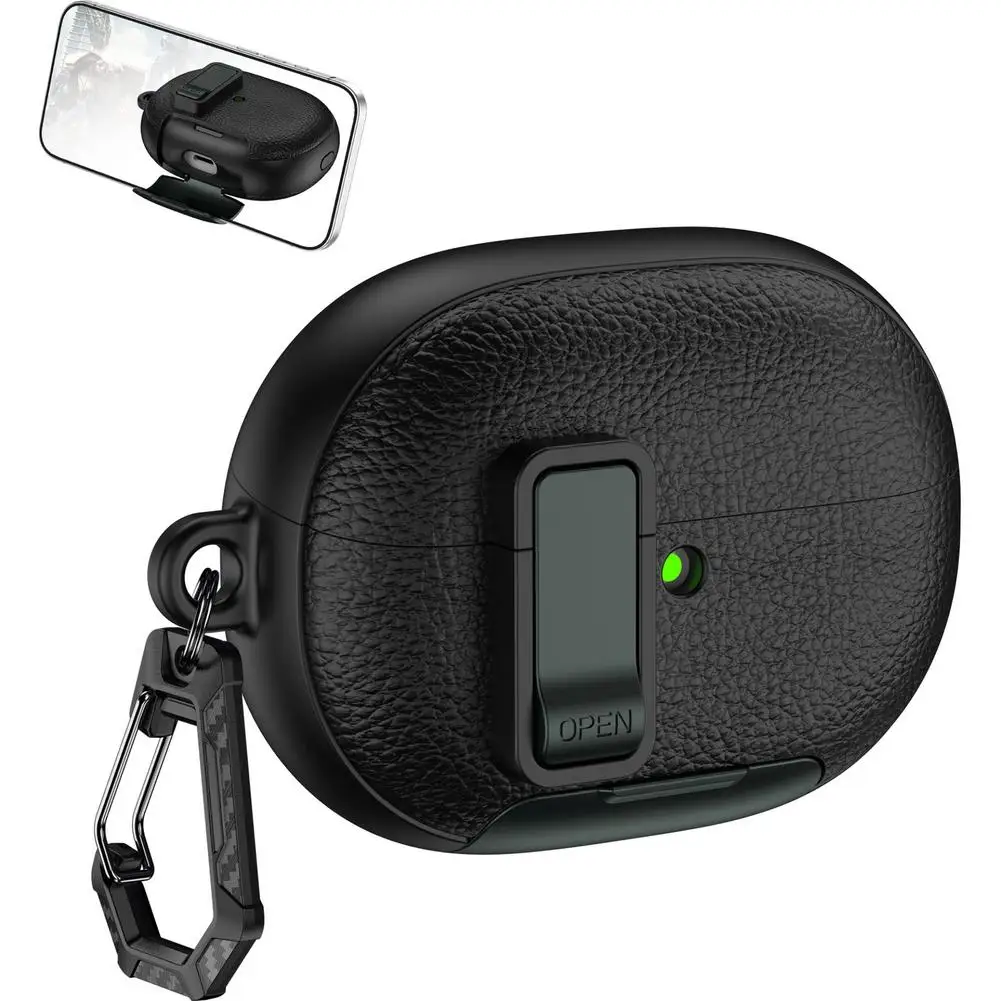 Kratzfeste Kopfhörerhülle für Huawei FreeBuds Pro 5, stoßfeste, staubdichte Kopfhörerabdeckung mit Verschluss, PC, TPU-Softshell – Detail 9
